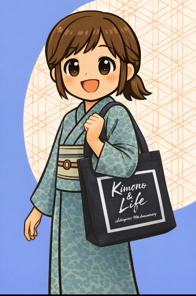 着物も入る ちとせやオリジナルエコバッグ